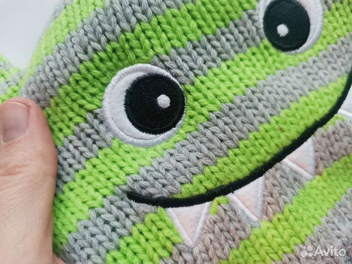 Новая шапка утепленная детская mothercare 50-52 р