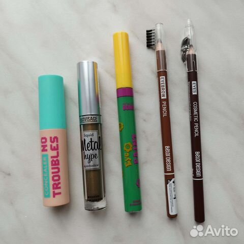 Тени карандаши консилер beauty bomb luxvisage