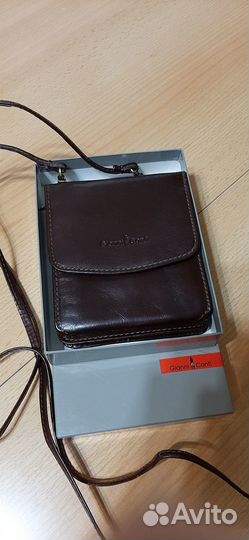 Сумка мужская кожаная маленькая