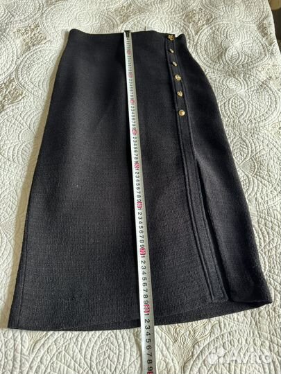 Zara юбка с вырезом