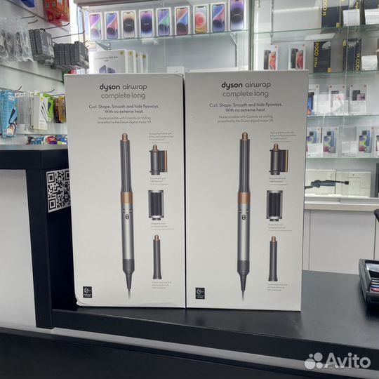 Стайлер Dyson AirWrap Complete Long HS05 Nickel