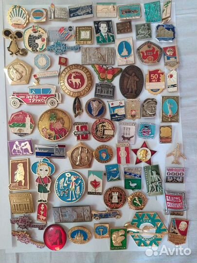 Значки СССР коллекция
