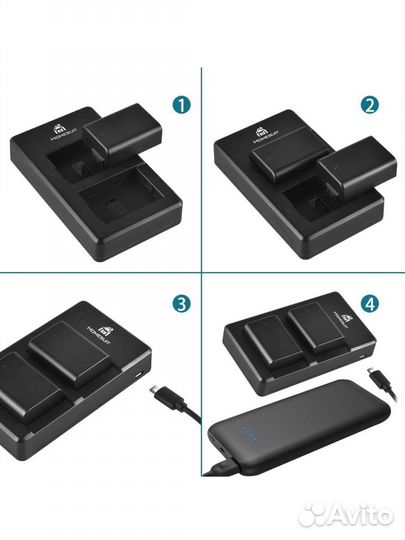 Набор аккумуляторов для Sony новый