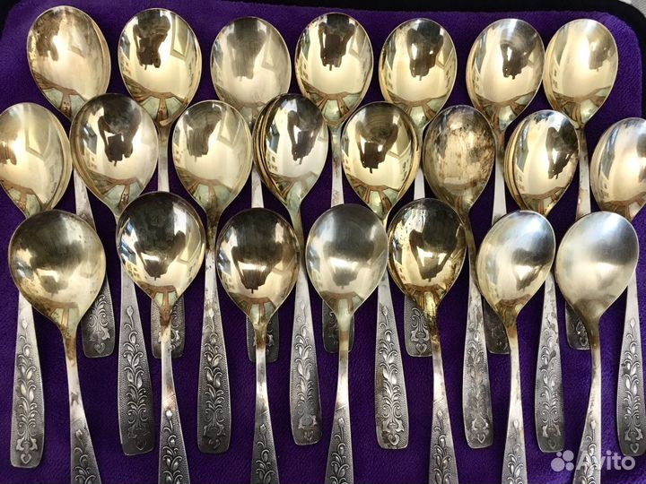 Ложки мельхиоровые СССР