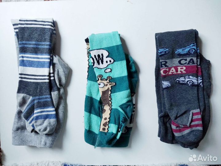 7 пар колготок 86-98 размер