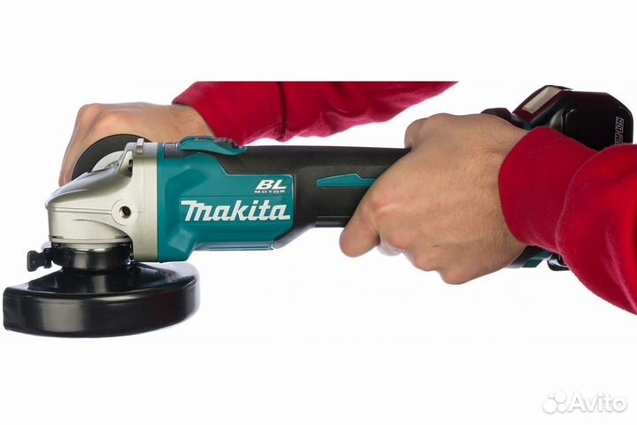 Аккумуляторная шлифмашина Makita LXT DGA504RME