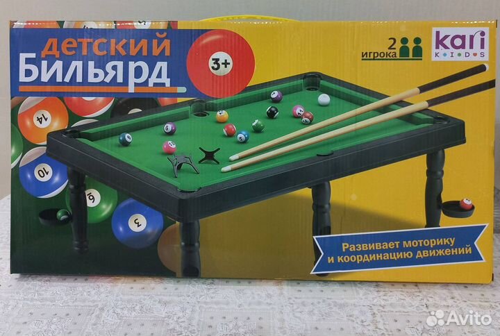 Настольный детский бильярд