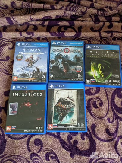 Игры на PS4 лицензионные