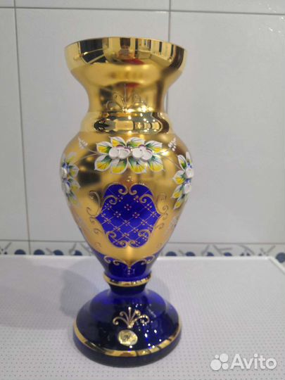 Ваза для цветов Чехия оригинал, новая