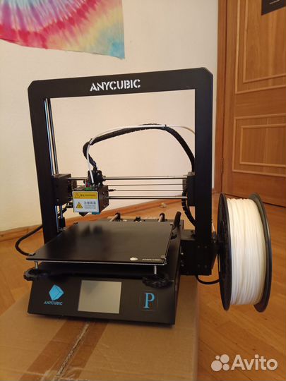 3D-принтер AnyCubic Mega Pro + лазер + пластик