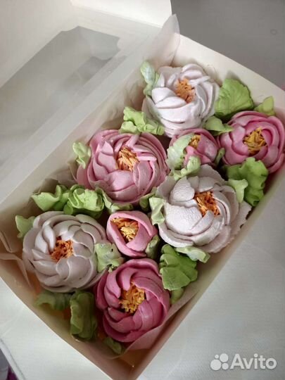 Сладкие букеты из зефира