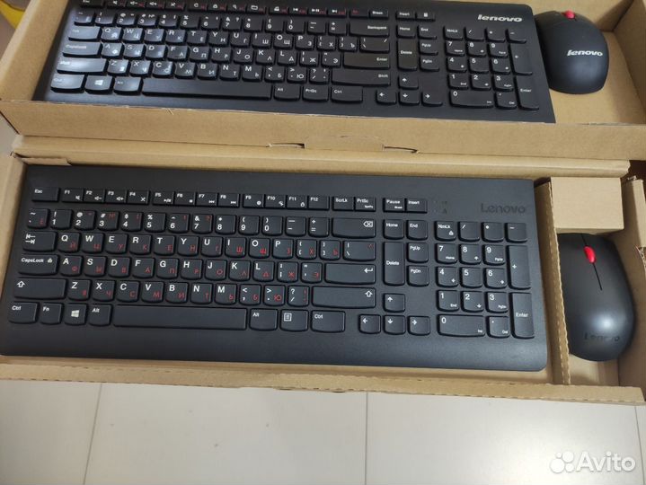 Беспроводная клавиатура и мышь Lenovo