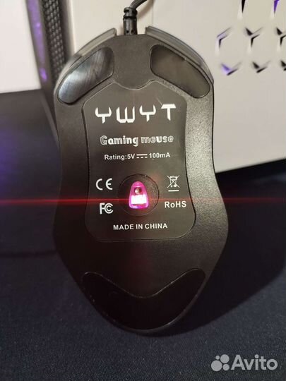 Новая игровая мышь с RGB подсветкой