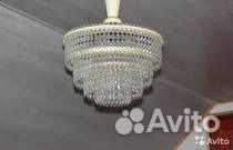 Подвески для люстры каскад СССР пластик