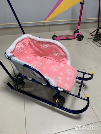 Санки на колесах