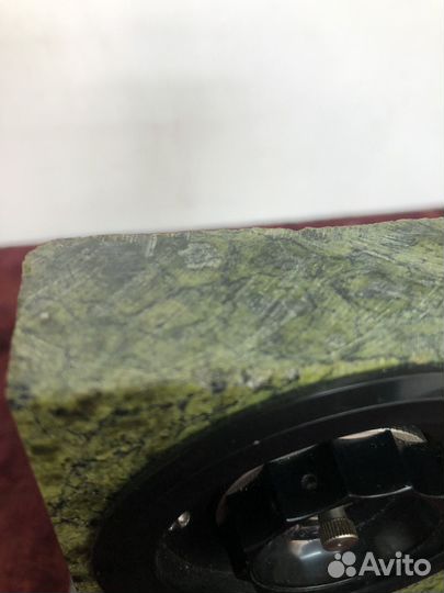 Часы Агат настольные Натуральный камень