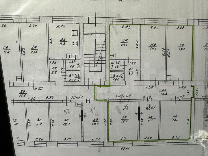 Комната 8,1 м² в 5-к., 1/5 эт.