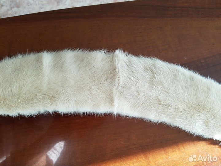 Воротник из меха норки