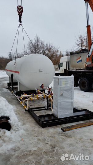 Модульная агзс. Модуль 10 кубов