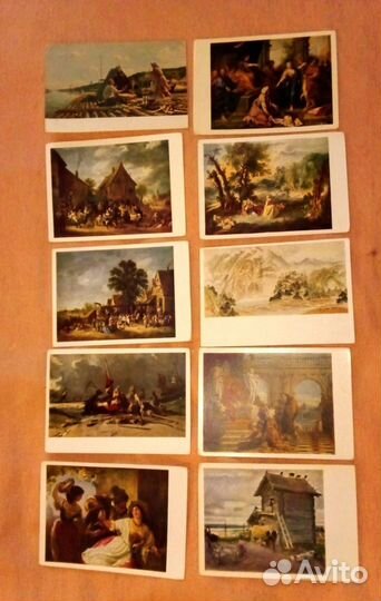 Открытки почтовые Искусство Картины СССР Живопись