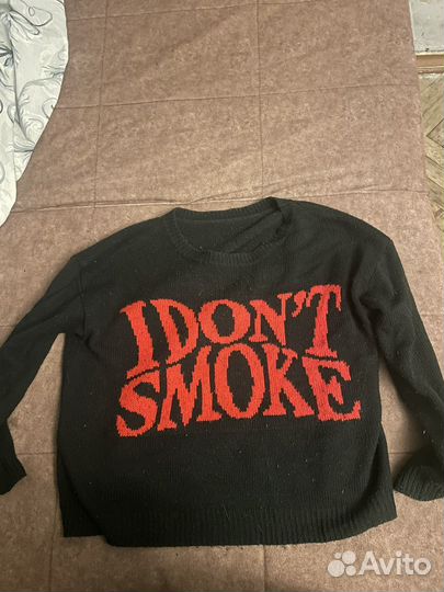 I dont smoke свитер shein