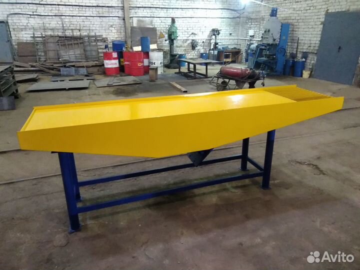 Вибростол виброконвейер для тротуарнорй плитки