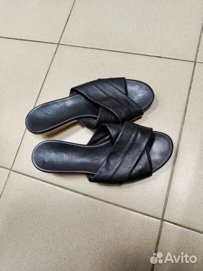 Сабо женские 38 размер натуральная кожа