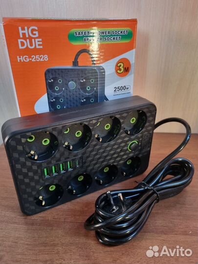 Сетевой фильтр с 4 USB