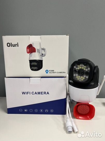 Уличная Wi-Fi/4G сим камера с громкоговорителем