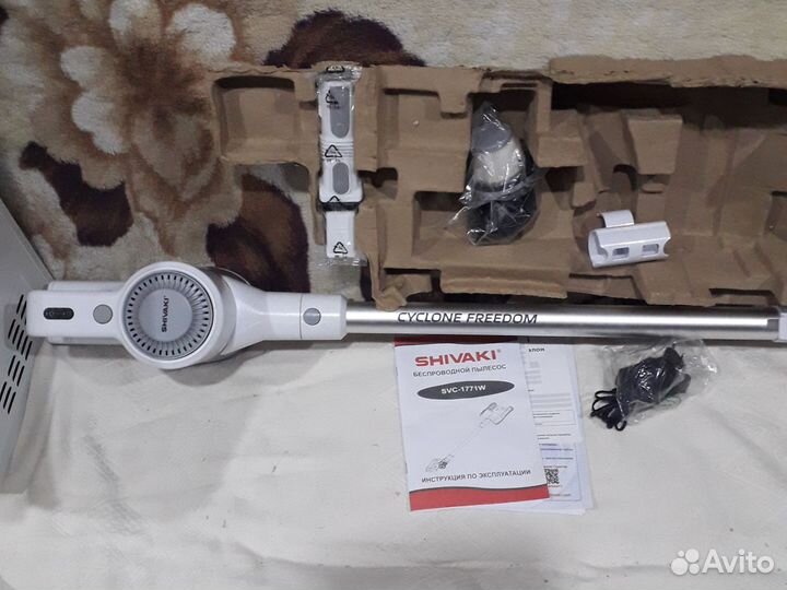 Пылесос швабра shivaki SVC-1771W