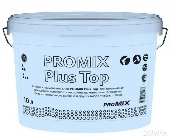 Клей Plus Top 10кг., promix ведро