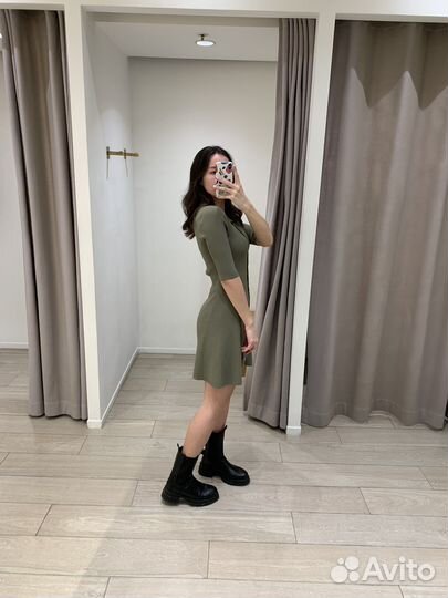 Платье Maje новое зеленое