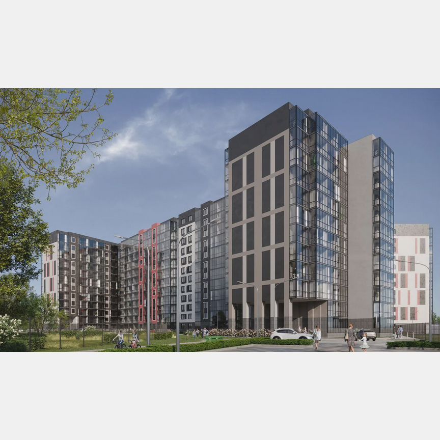 1-к. квартира, 42,5 м², 8/12 эт.