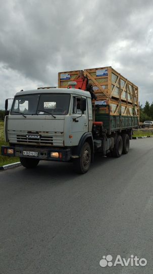 Аренда и услуги манипулятора, стрела 3.5 т, 8 м, борт 10 т, 5.7 м