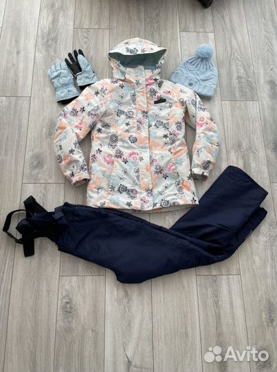 Glissade костюм для девочки, шапка, перчатки