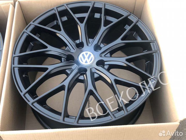 Volkswagen R18 black 112 новые диски
