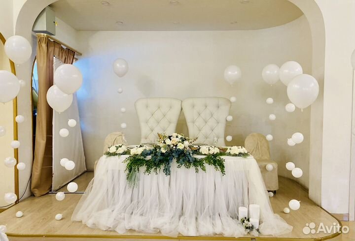 Украшения на свадьбу, декор цветы на столы