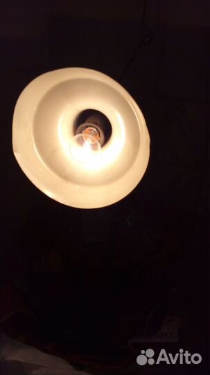 Лампа настольная металл СССР