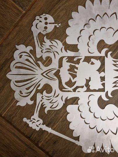 Двуглавый орёл. Металл