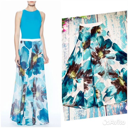 Пляжные юбка брюки от Carmen Marc Valvo М