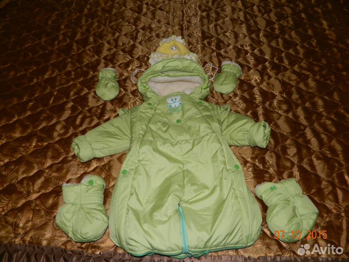 Комбинезон-трансформер зимний для новорожденных