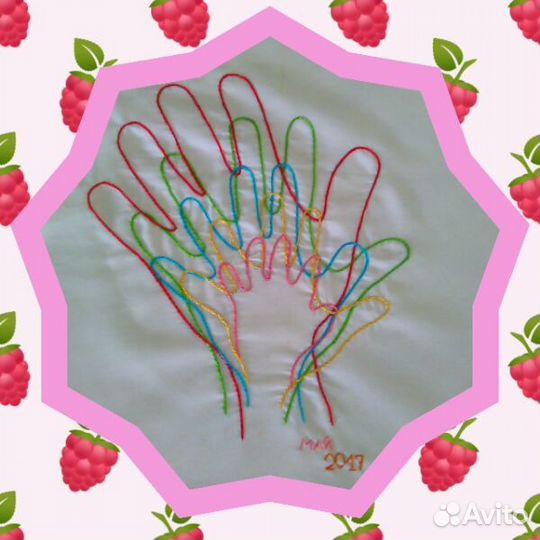 Вышиваю детские метрики