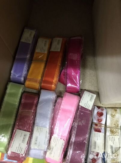 Лента органза 50 м в рулоне