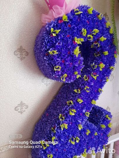 Цифра 2 для девочки