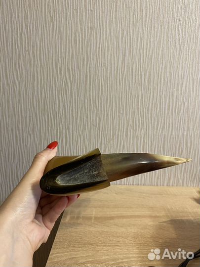 Статуэтка парусник из рога СССР