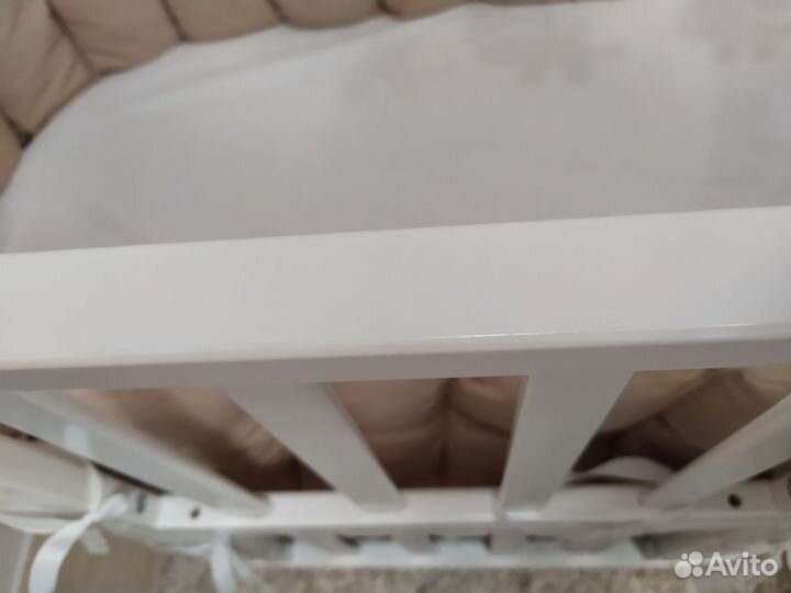 Детская кроватка трансформер круглая 6в1