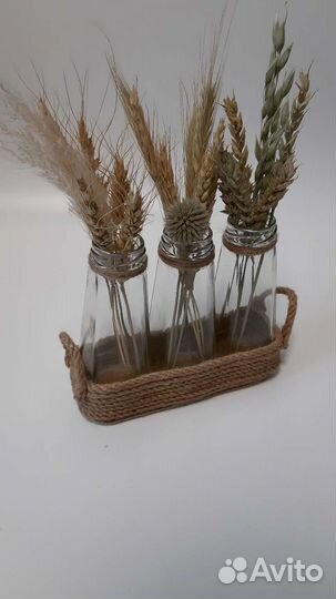 Композиция с сухоцветами