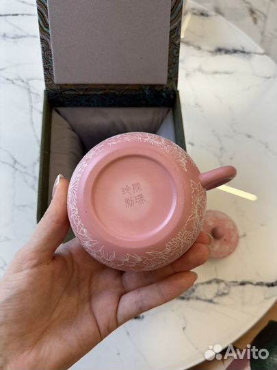 Чайник Сиши иссинский с пионами