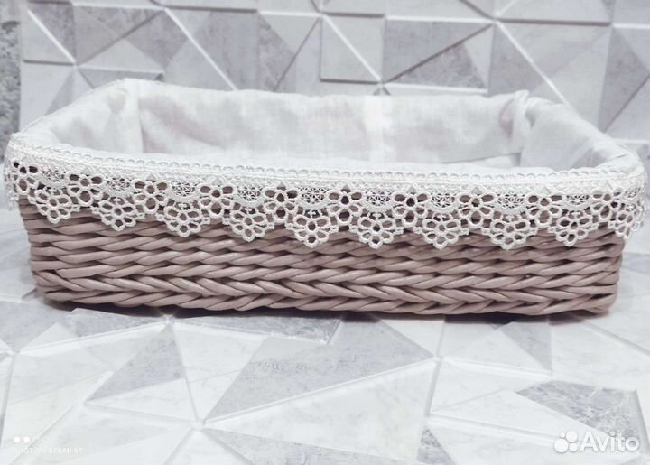 Плетёный органайзер