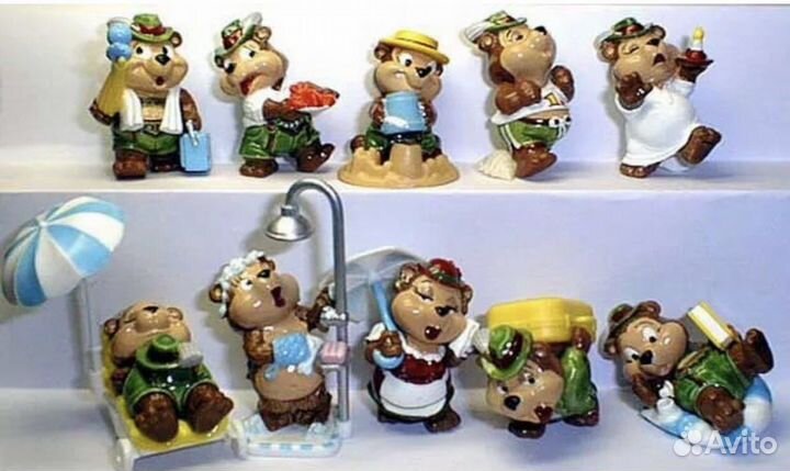 Разные серии Мишек киндер сюрприз